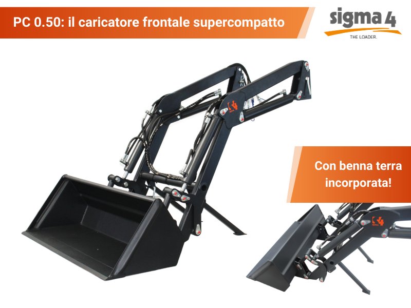 Caricatore frontale PC 0.50 supercompatto